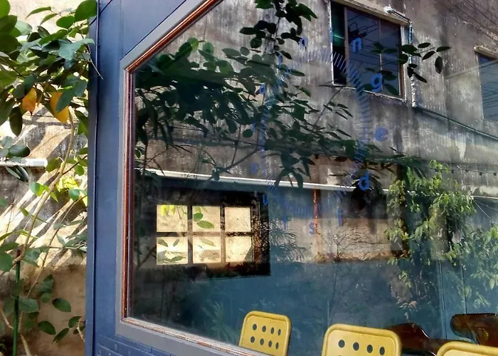 Raining Outside Hostel Bangkok